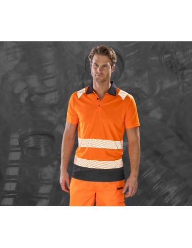 RES-R501X-Recycled Safety Polo Shirt